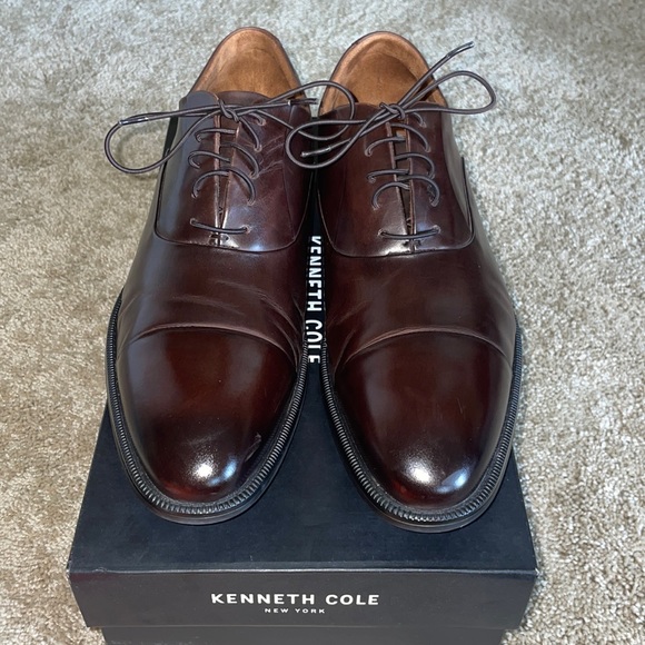 Oxford Uomo Kenneth Cole Reaction Nio Wing - Scarpe Con Lacci E Dettagli Brogue, Flessibili E Comfort